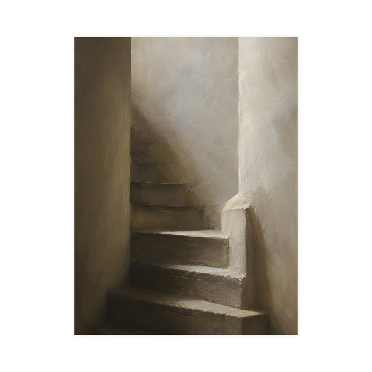 Stone Stair — stone stair, 18x24 in print