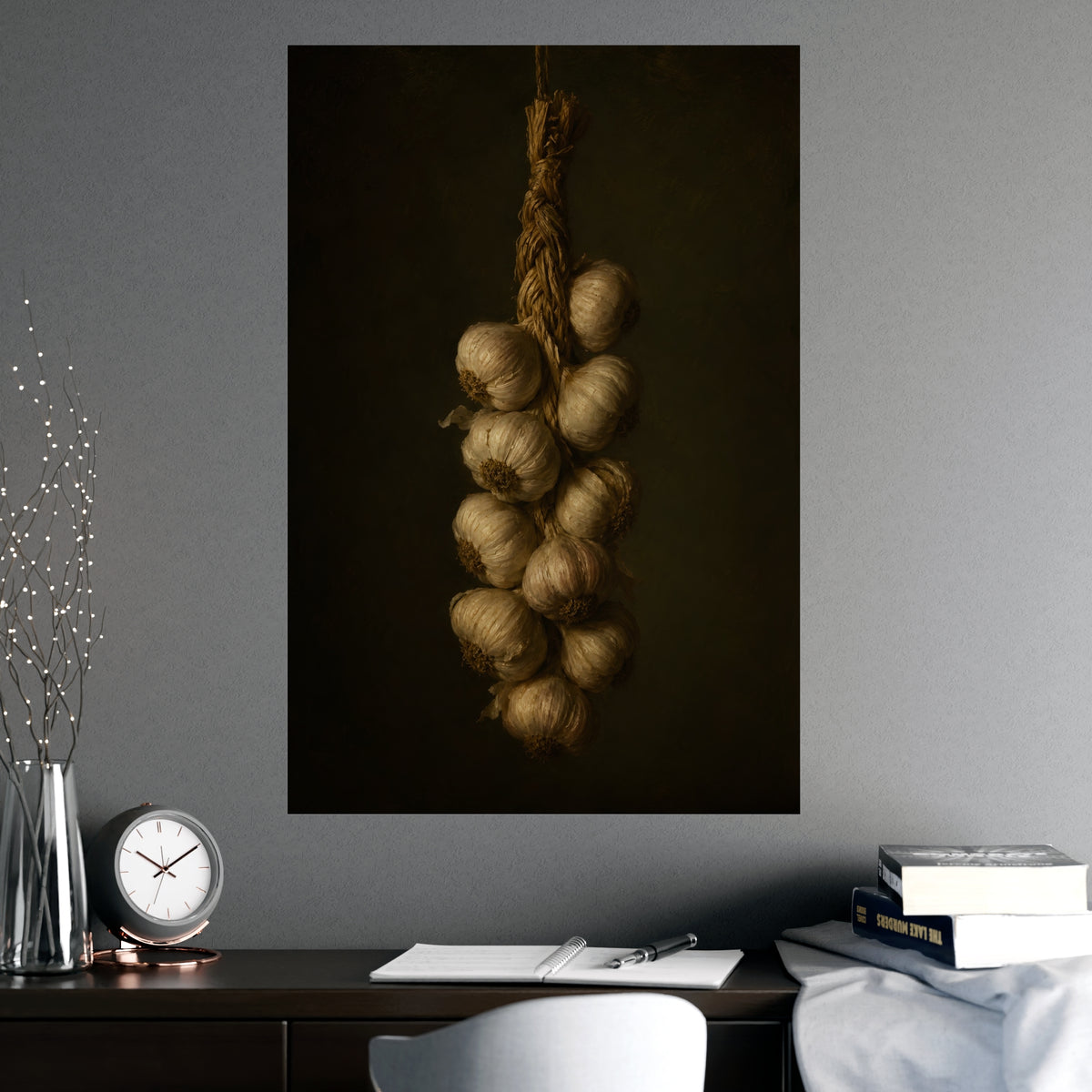 Hung to Dry — hung to dry, shown framed on a wall