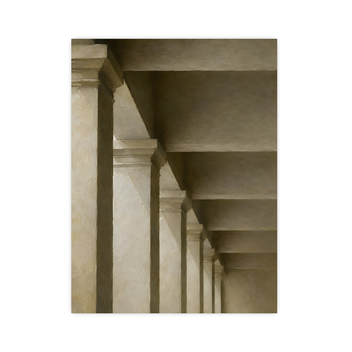 Colonnade — colonnade, 12x16 in print