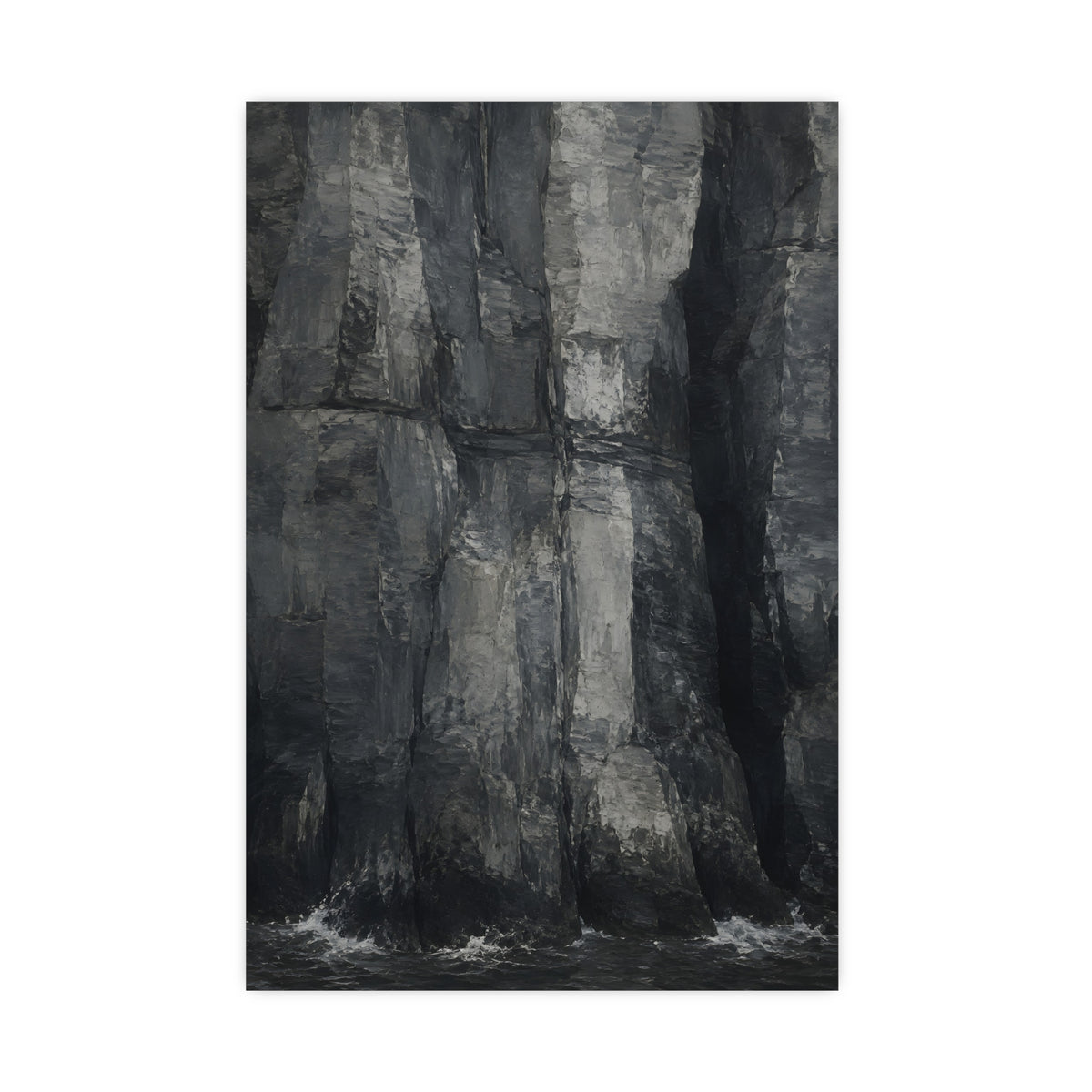 Sea Cliffs — sea cliffs, 16x24 in print