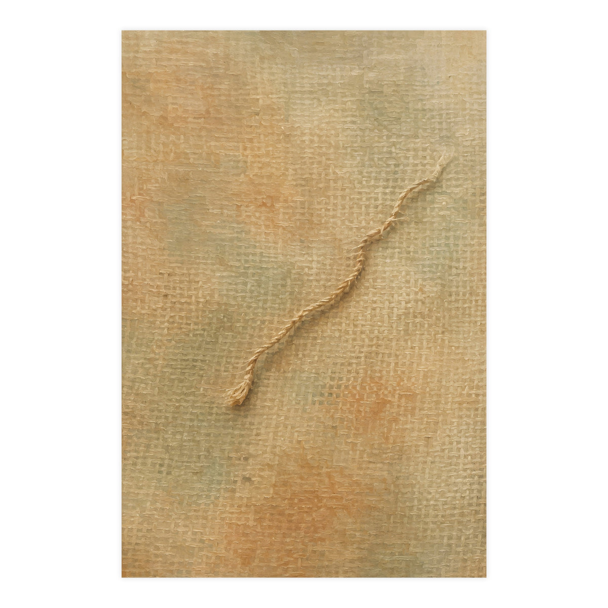 One Loose Thread — one loose thread, 24x36 in print