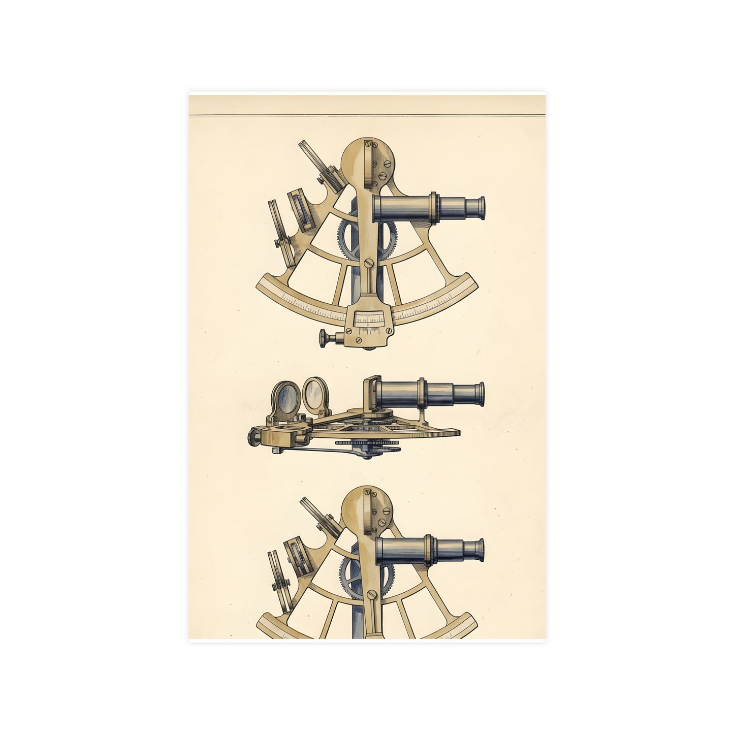 Sextant — sextant, 11x17 in print