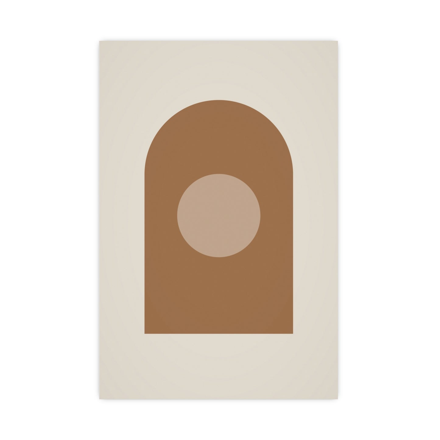 Warm Earth Arch Boho Wall Art | Living Room Print