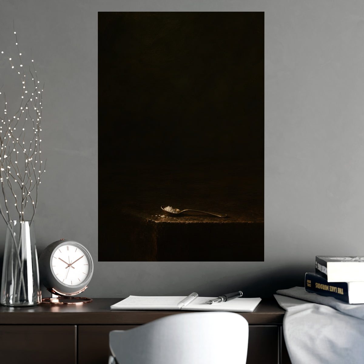 The Small Spoon — the small spoon, shown framed on a wall