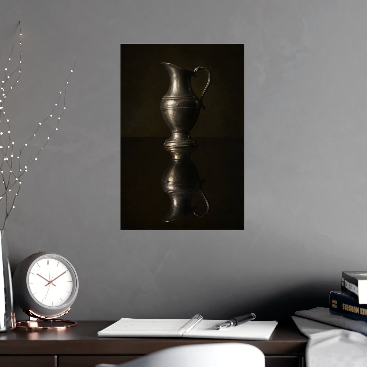 The Reflection — the reflection, shown framed on a wall