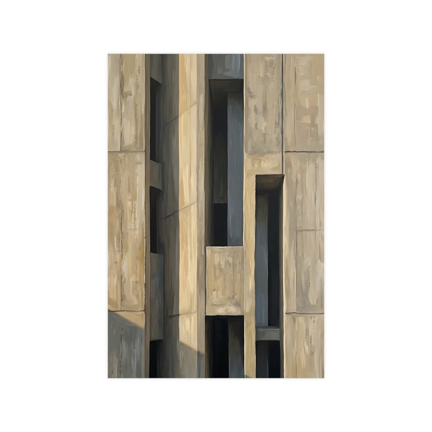 Facade at Dusk — facade at dusk, 12x16 in print