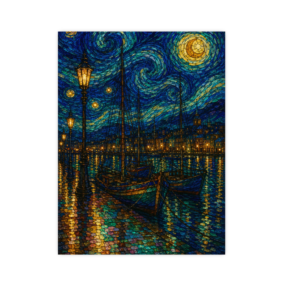 Harbour Lights — harbour lights, 12x16 in print