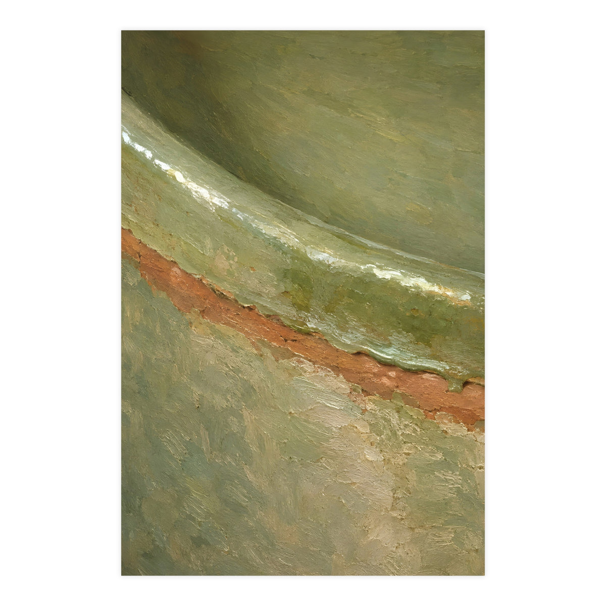 Close on the Glaze — close on the glaze, 24x36 in print