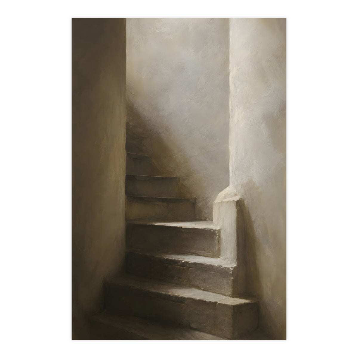 Stone Stair — stone stair, 24x36 in print