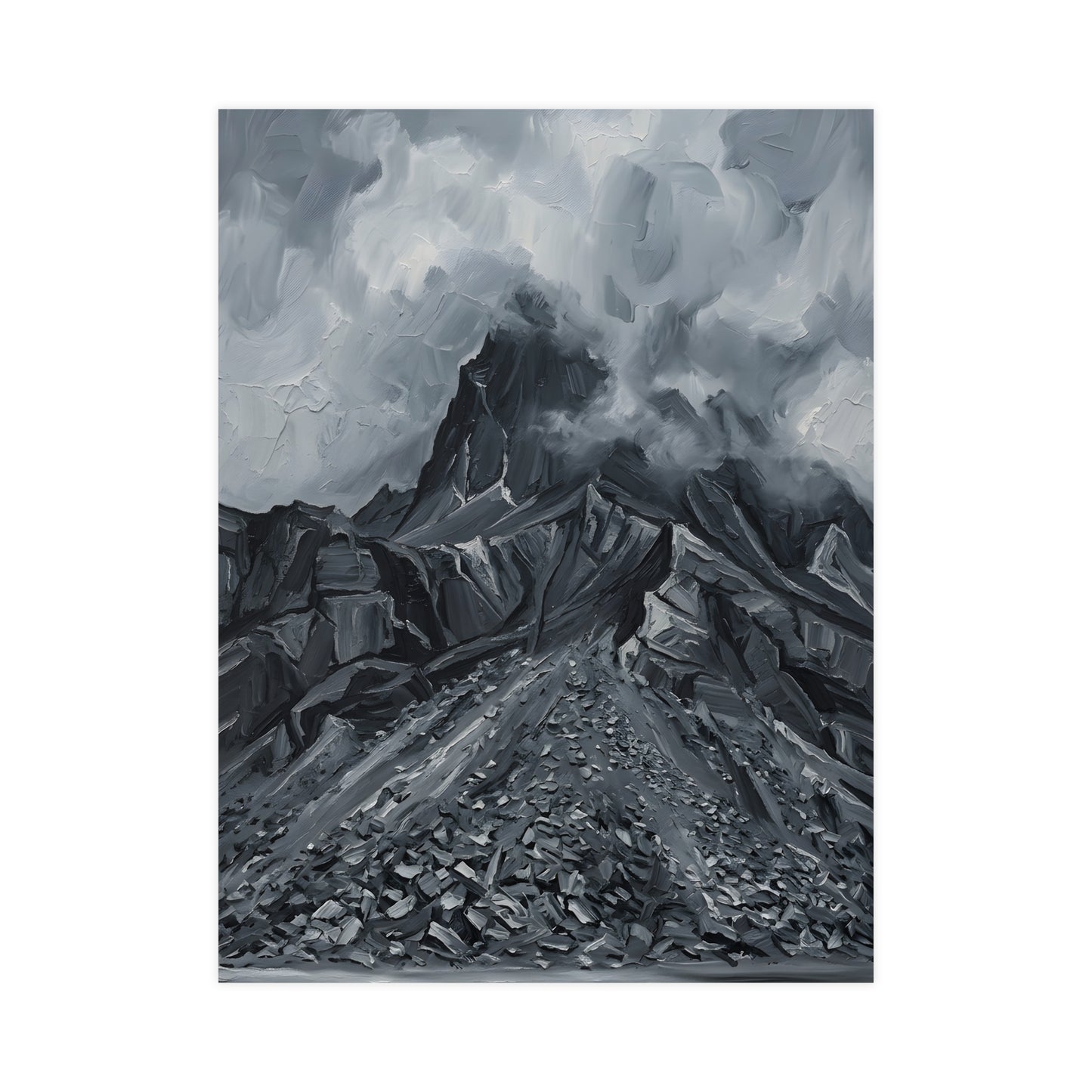 Scree Slope | Landscape Print | Mountain Wall Art