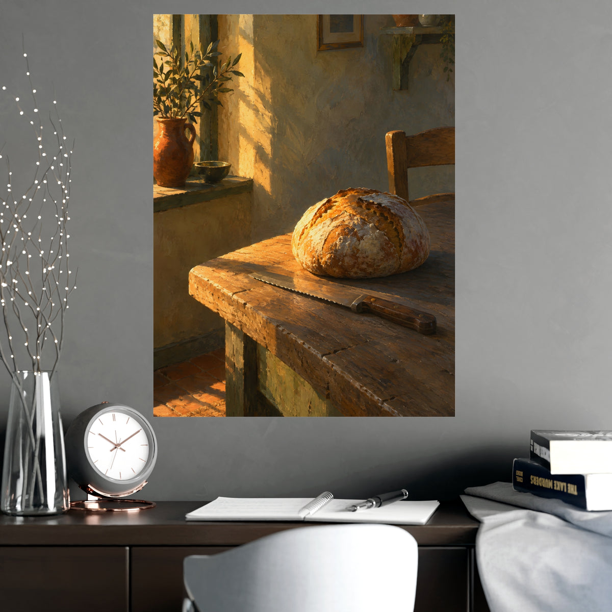 Late Sun on the Loaf — late sun on the loaf, shown framed on a wall