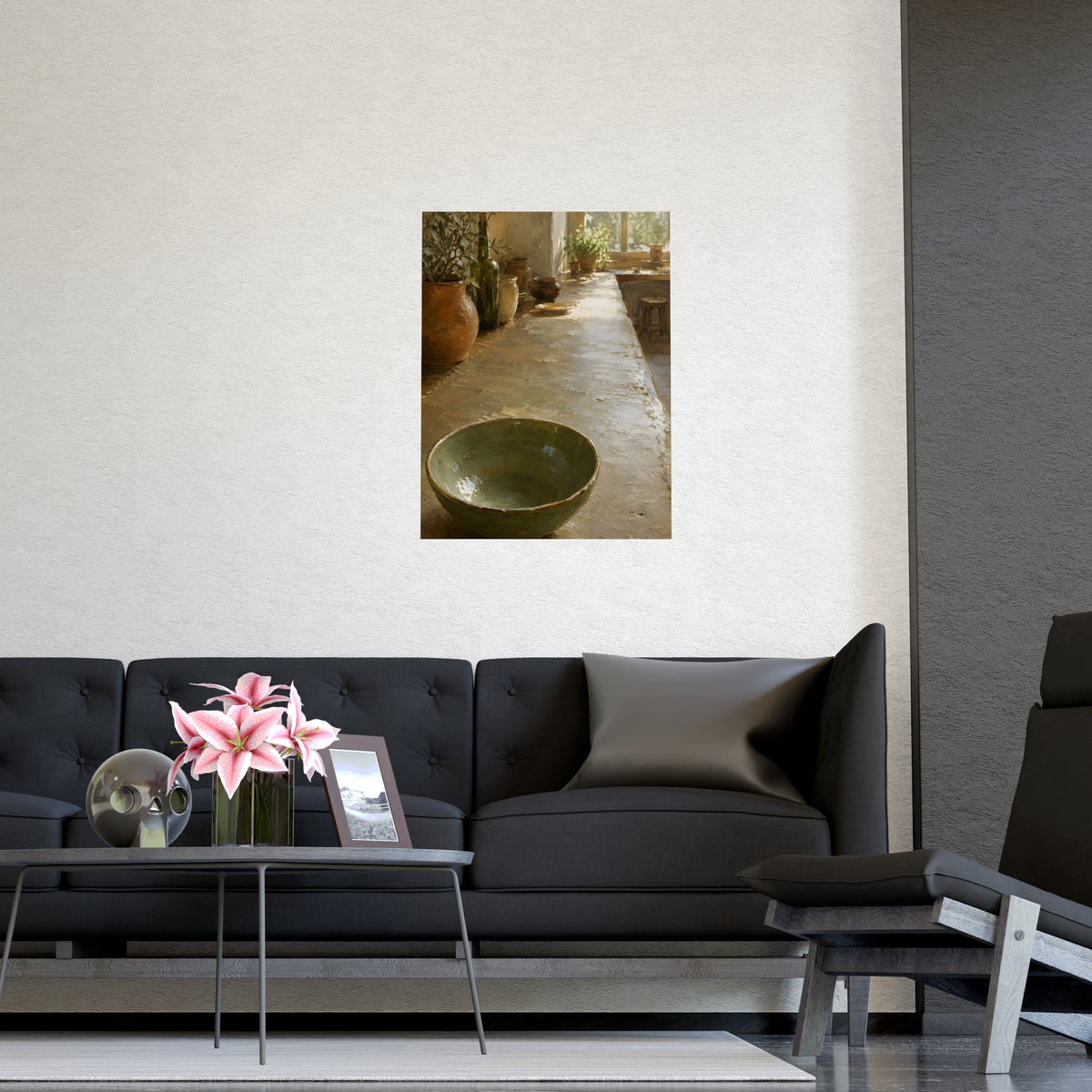 The Long Counter — the long counter, shown framed on a wall