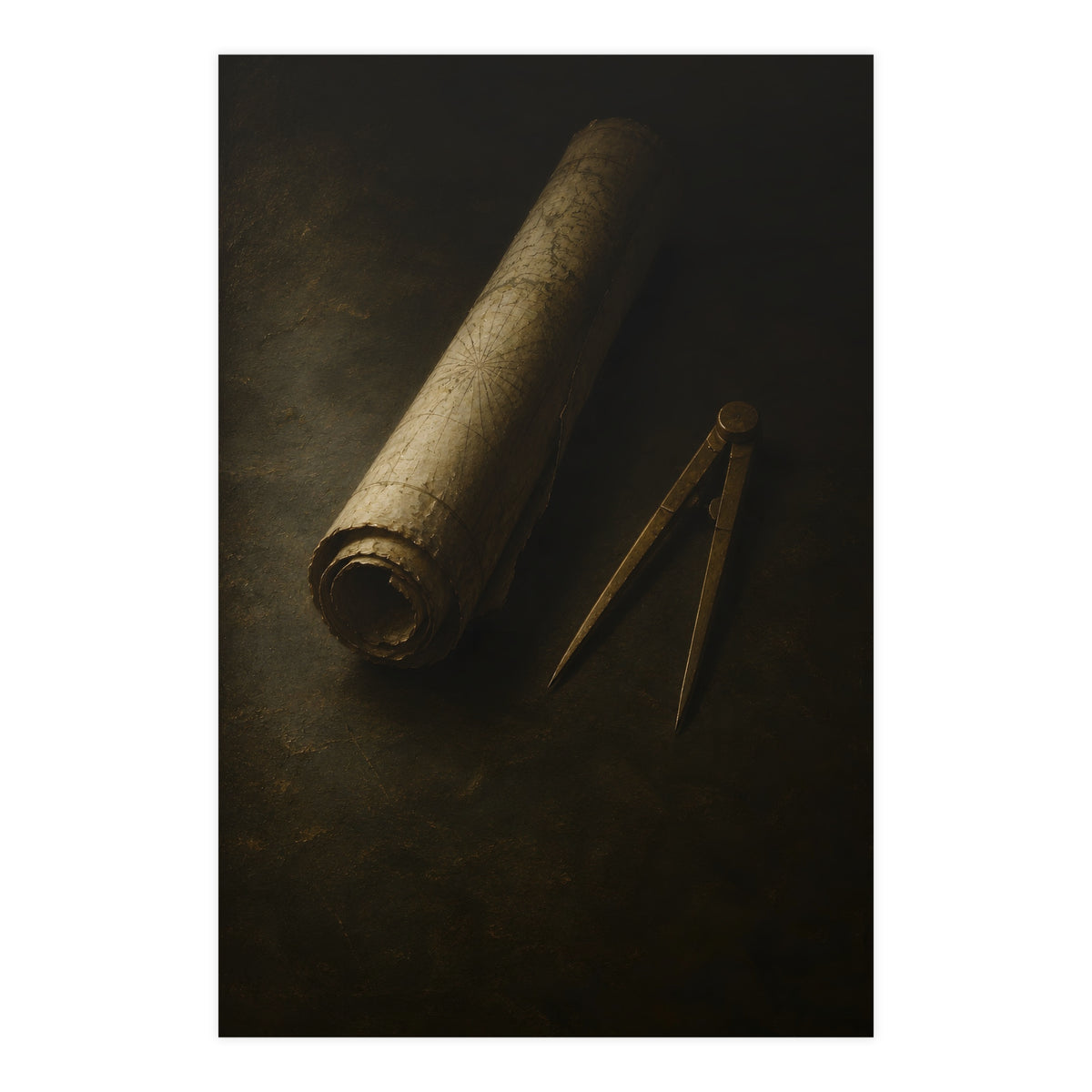 Chart and Dividers — chart and dividers, 24x36 in print