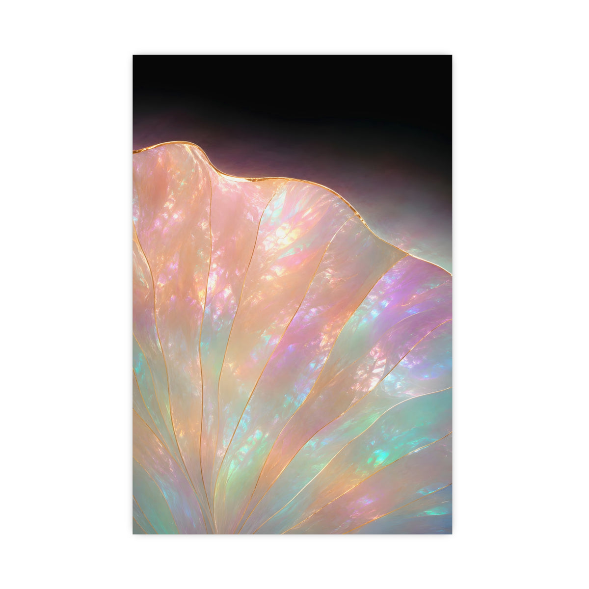 One Lotus Leaf — one lotus leaf, 16x24 in print