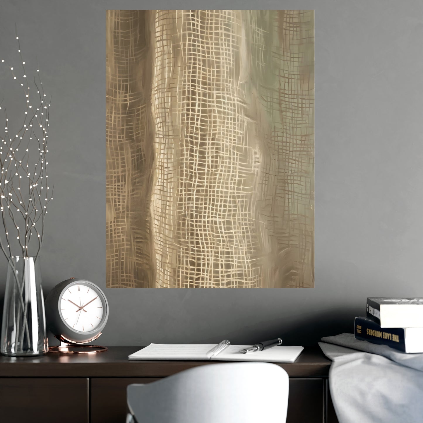 Gauze, Backlit | Textile Study Print | Wall Art