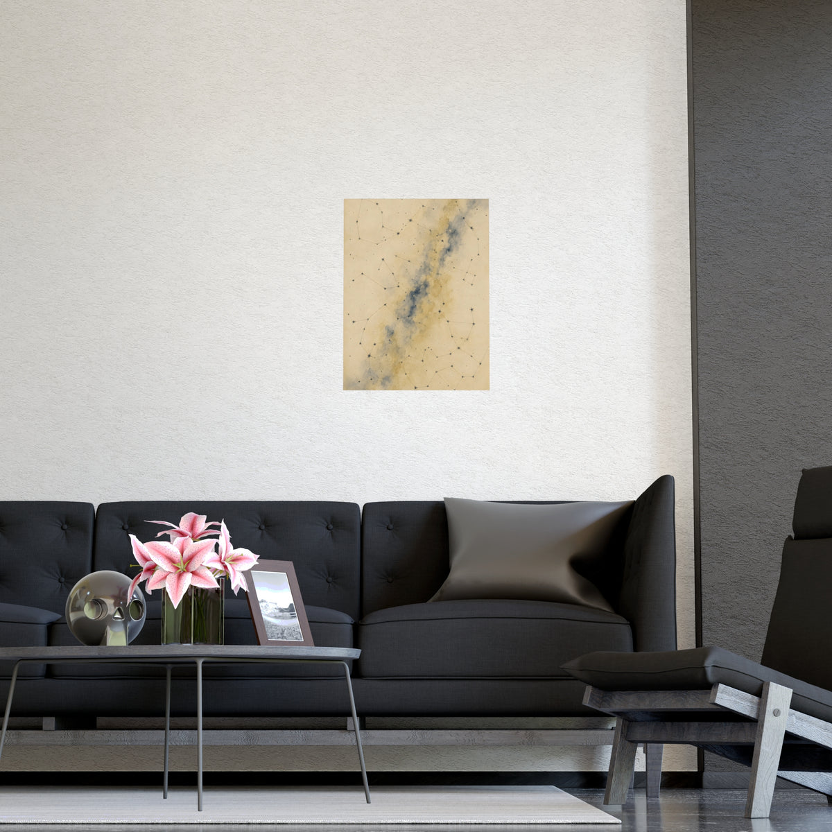 Constellation — constellation, shown framed on a wall