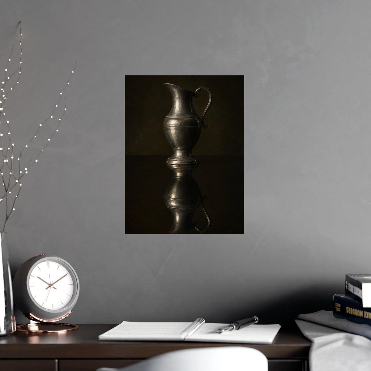 The Reflection — the reflection, shown framed on a wall
