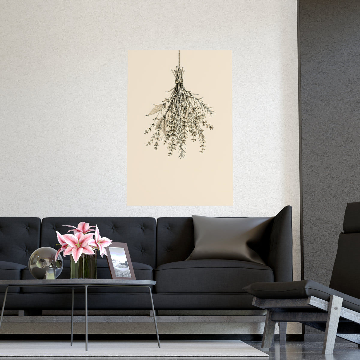 Hung to Dry — hung to dry, shown framed on a wall