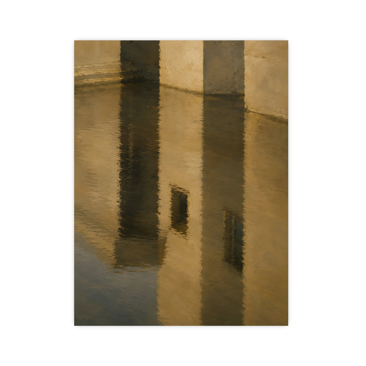 Facade, Reflected — facade, reflected, 12x16 in print