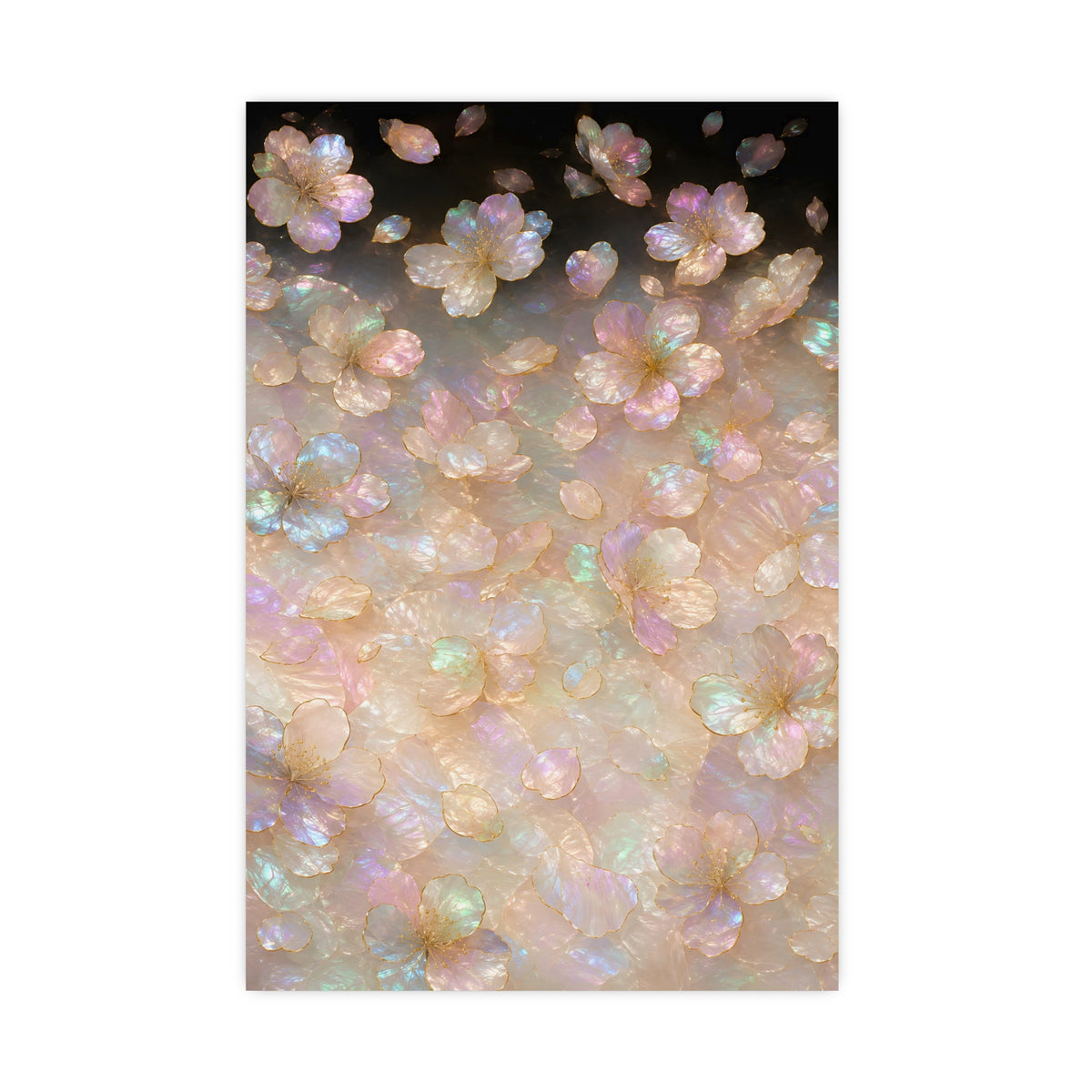 Petals, Scattered — petals, scattered, 16x24 in print