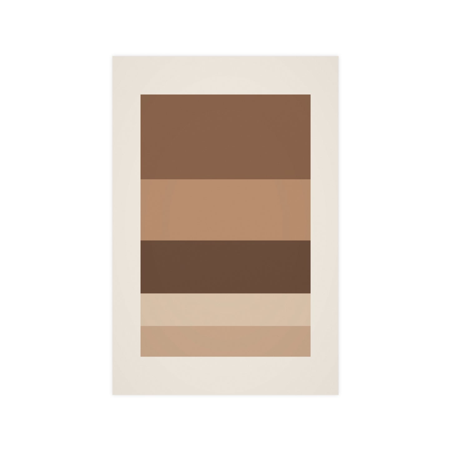 Sand Clay Blocks Modern Wall Art | Living Room Print