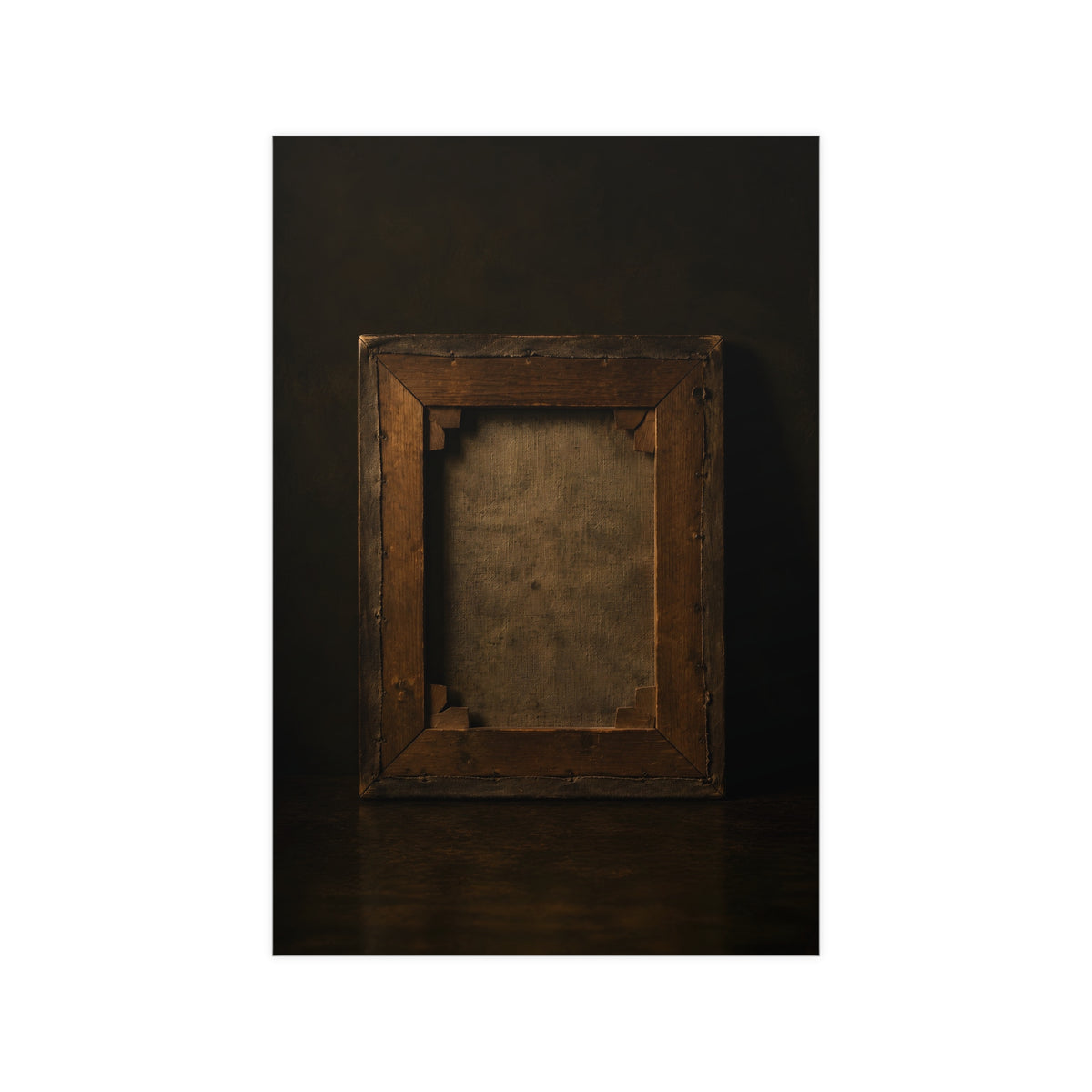 The Back of the Canvas — the back of the canvas, 12x18 in print