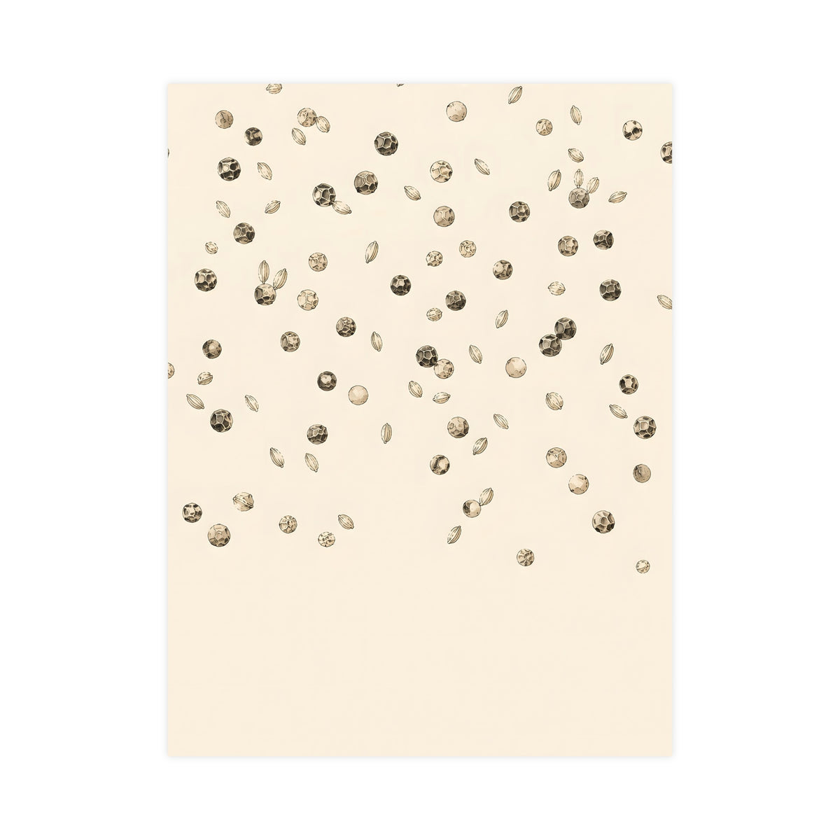 Scattered Seeds — scattered seeds, 18x24 in print
