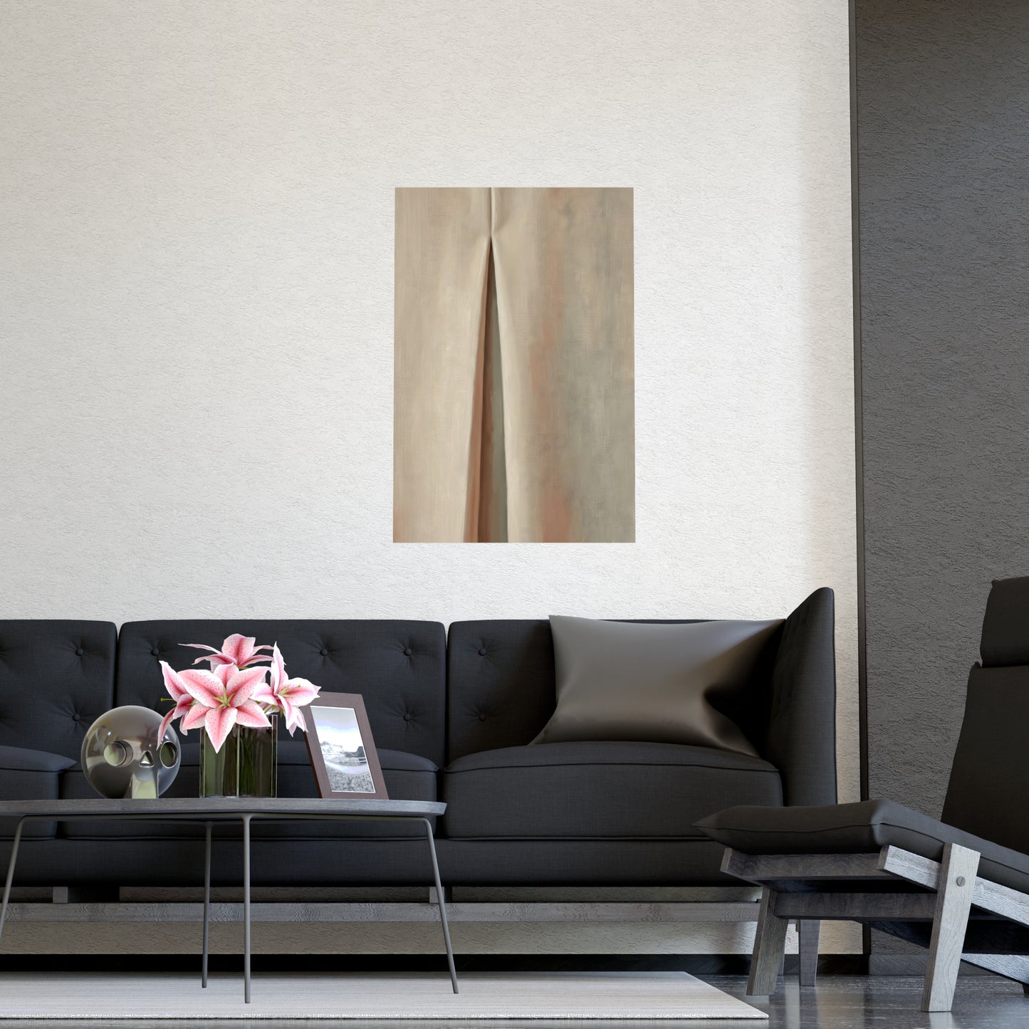 One Pleat | Textile Study Print | Wall Art