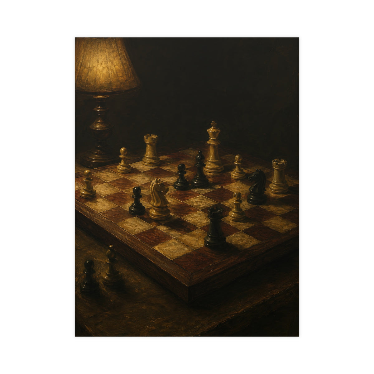 The Game, Unfinished — the game, unfinished, 18x24 in print