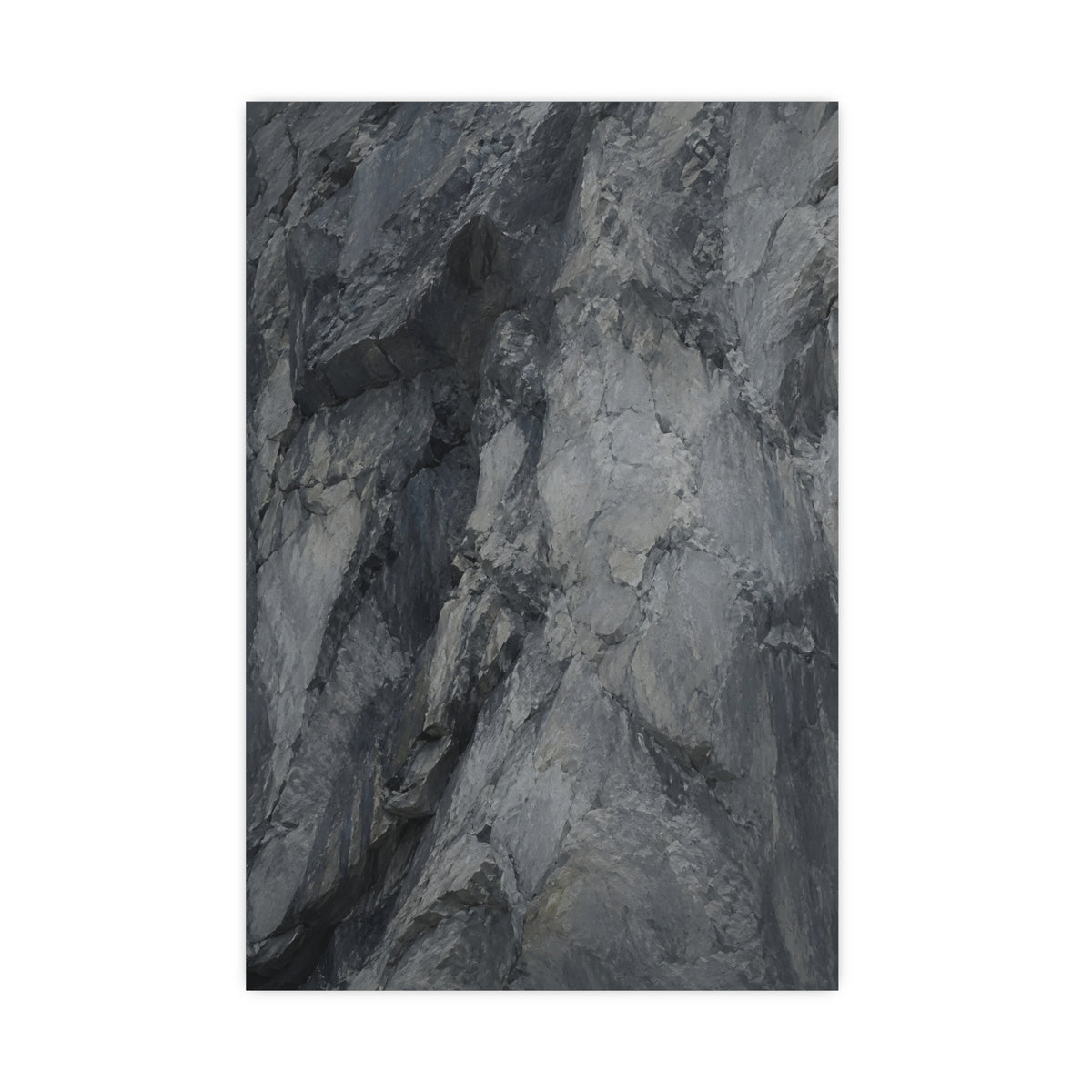 Rock Face — rock face, 16x24 in print