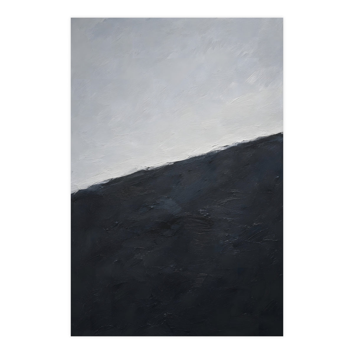 Snow Line — snow line, 24x36 in print