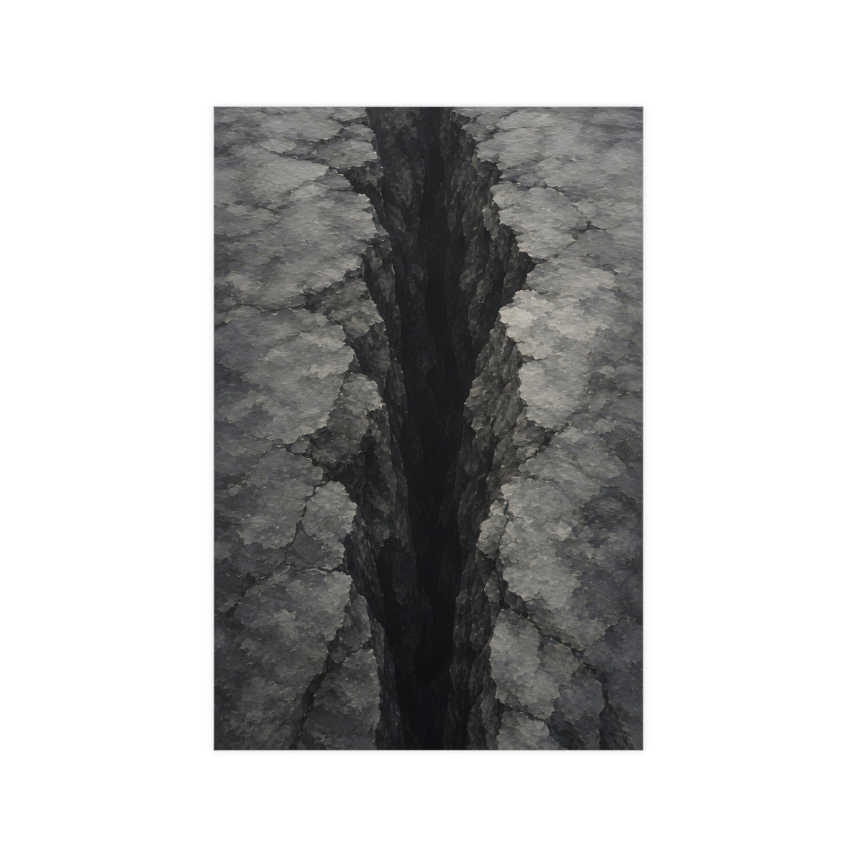 Fissure, from Above — fissure, from above, 12x18 in print