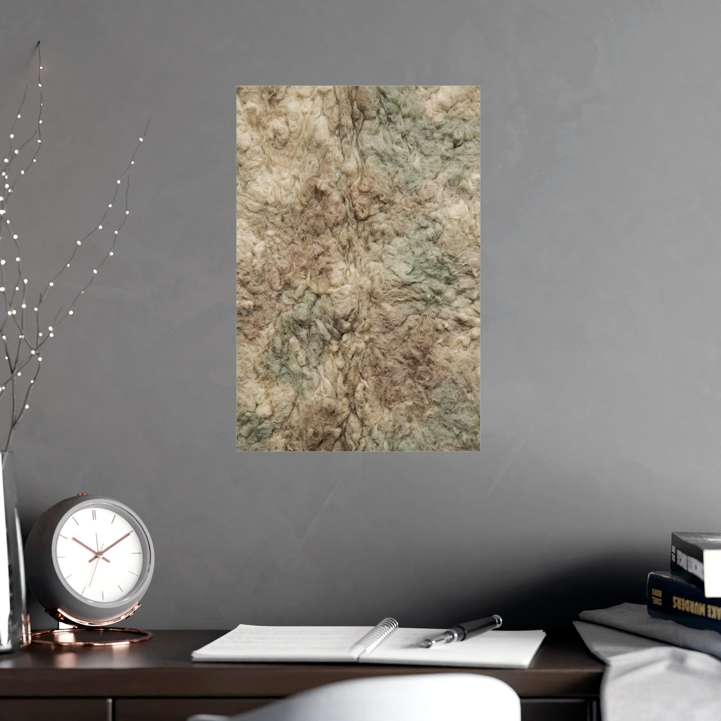 Felted Wool | Textile Study Print | Wall Art