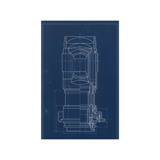 Lens and Mount — lens and mount, 11x17 in print