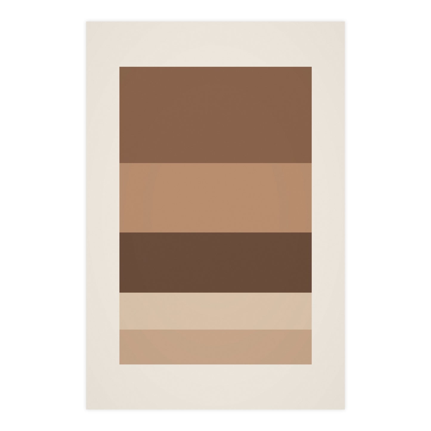 Sand Clay Blocks Modern Wall Art | Living Room Print