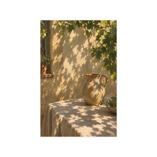 Leaf Shadow on Linen — leaf shadow on linen, 11x17 in print