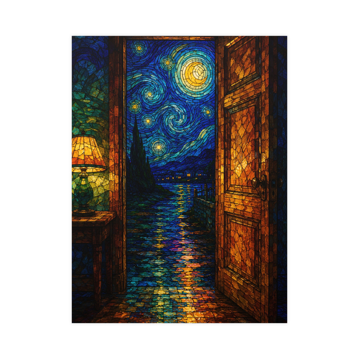 Out through the Door — out through the door, 18x24 in print