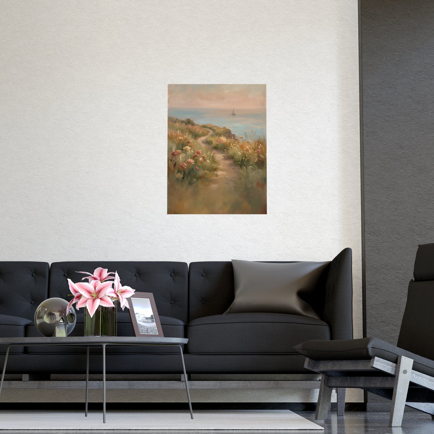 Gemini 19 on a plain wall, shown at a larger size, 11x17 in print