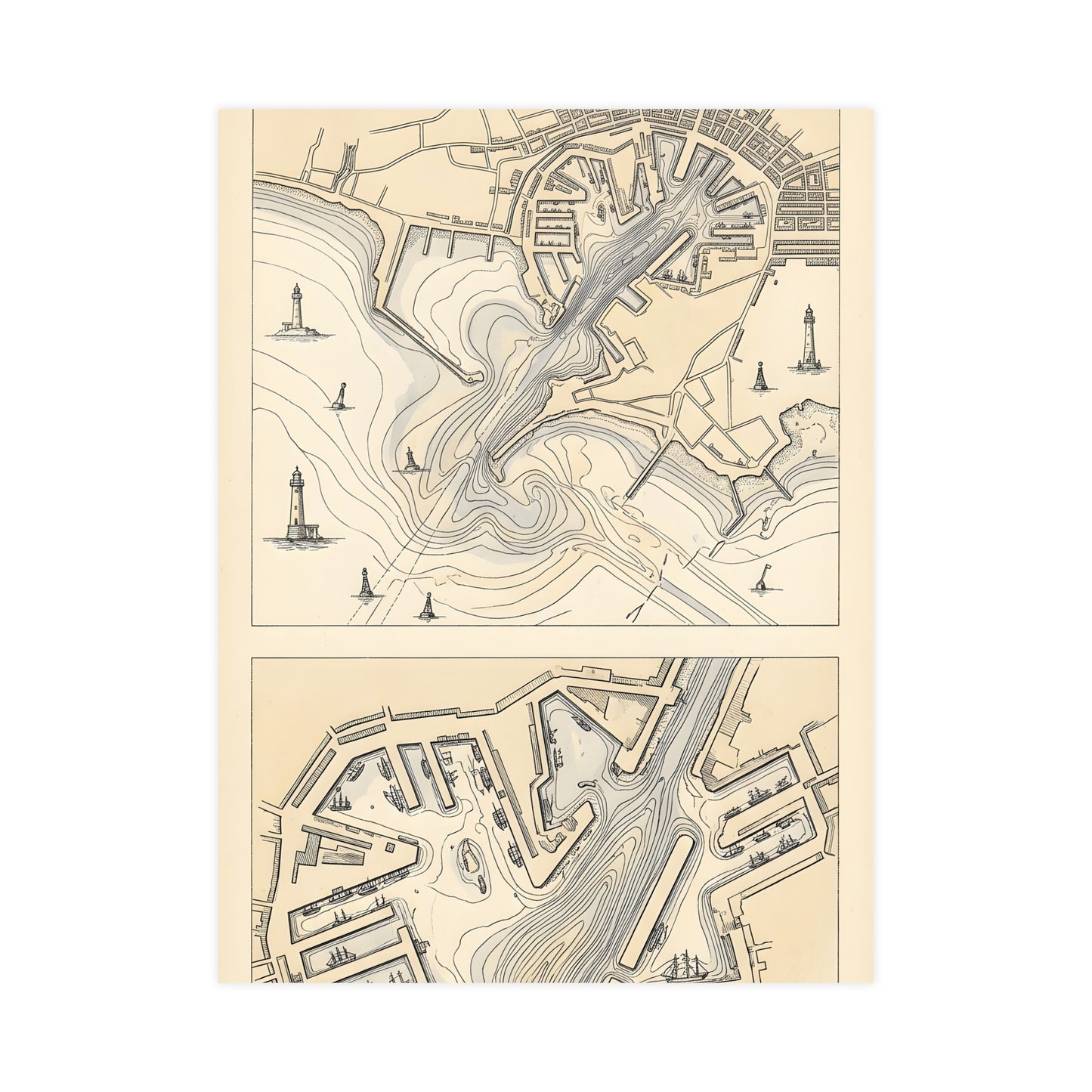 Harbour Soundings — harbour soundings, 12x18 in print