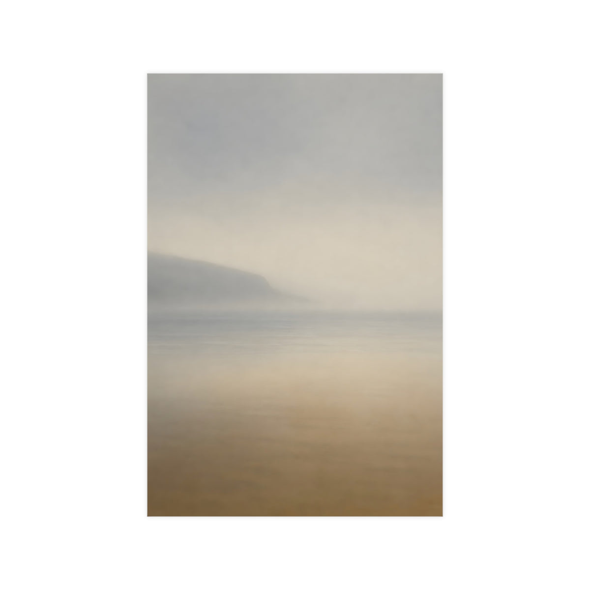 Headland in Mist — headland in mist, 12x18 in print