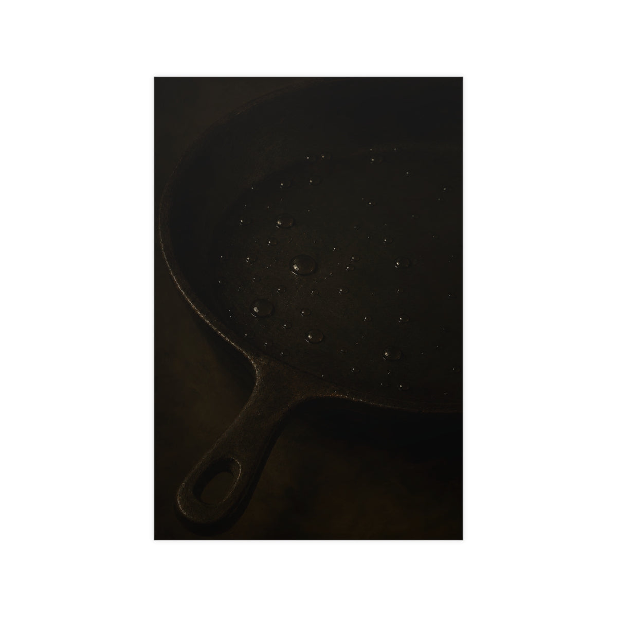 Beads on Iron — beads on iron, 12x18 in print