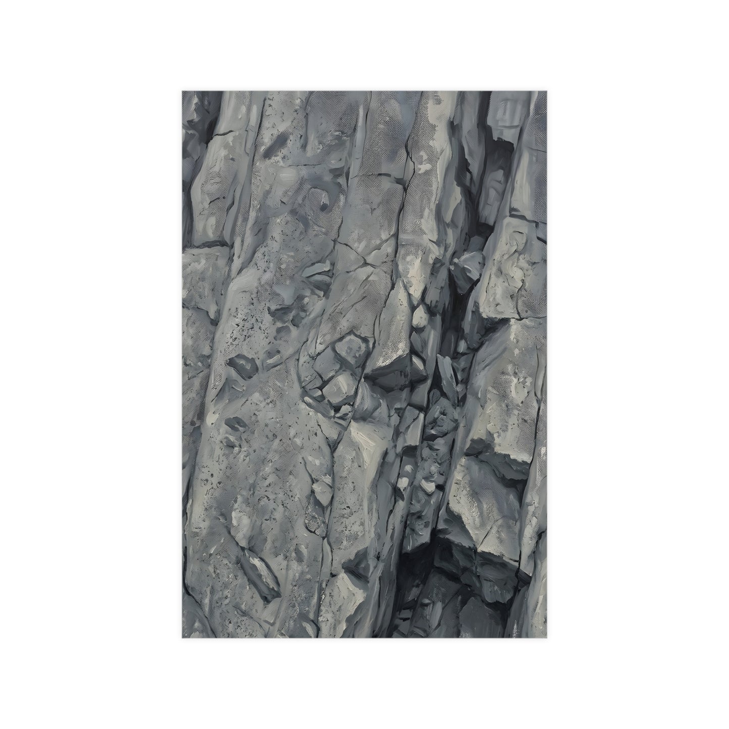 Rock Face — rock face, 12x16 in print