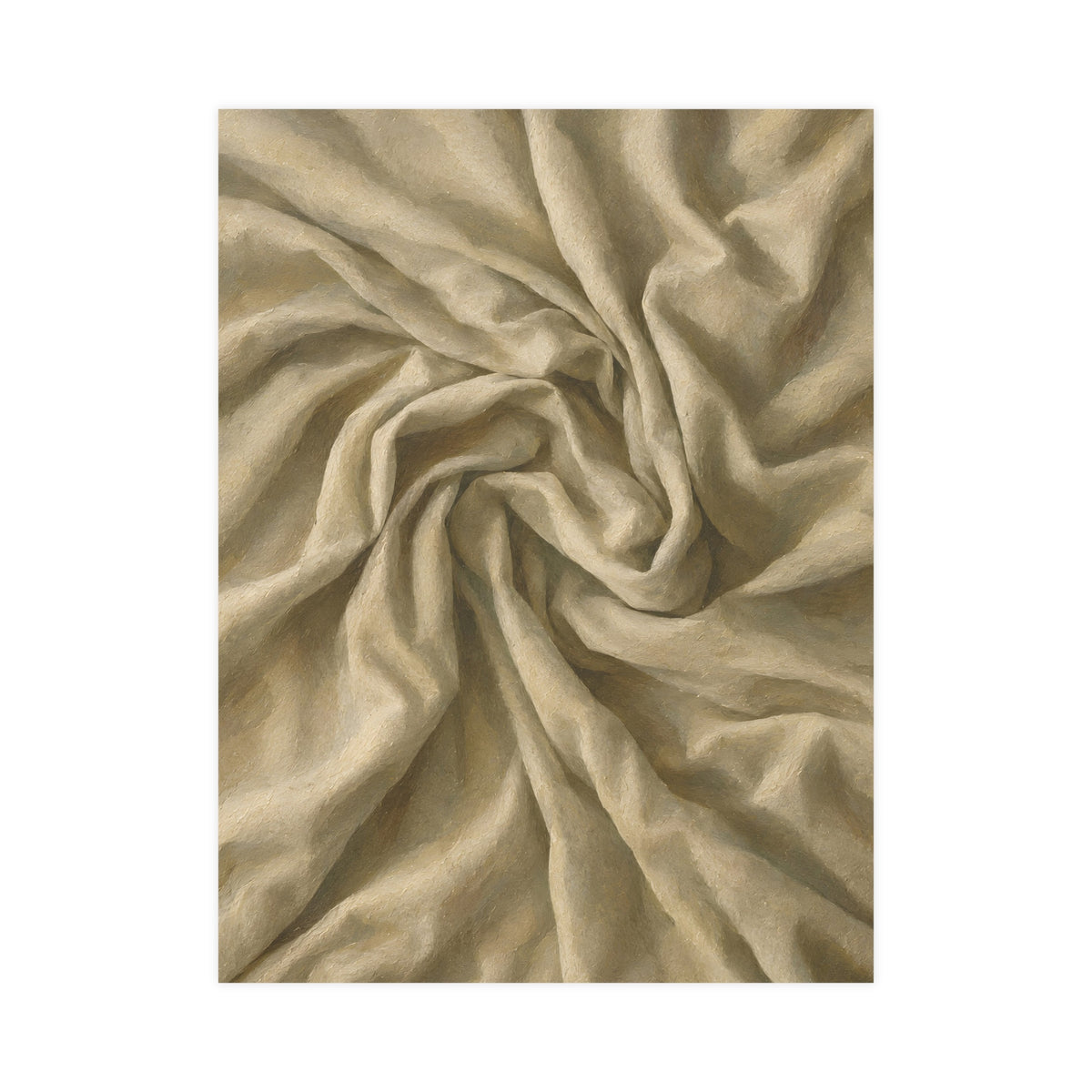 Caída en el Suelo | Estudio Textil | Lámina de Arte