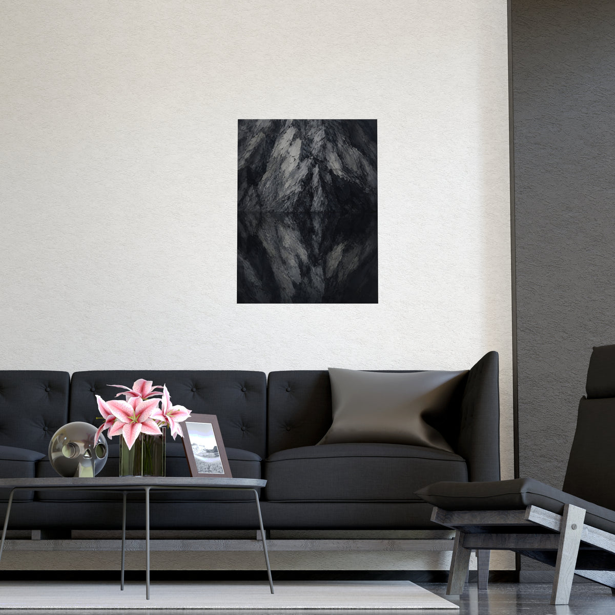 Still Water — still water, shown framed on a wall