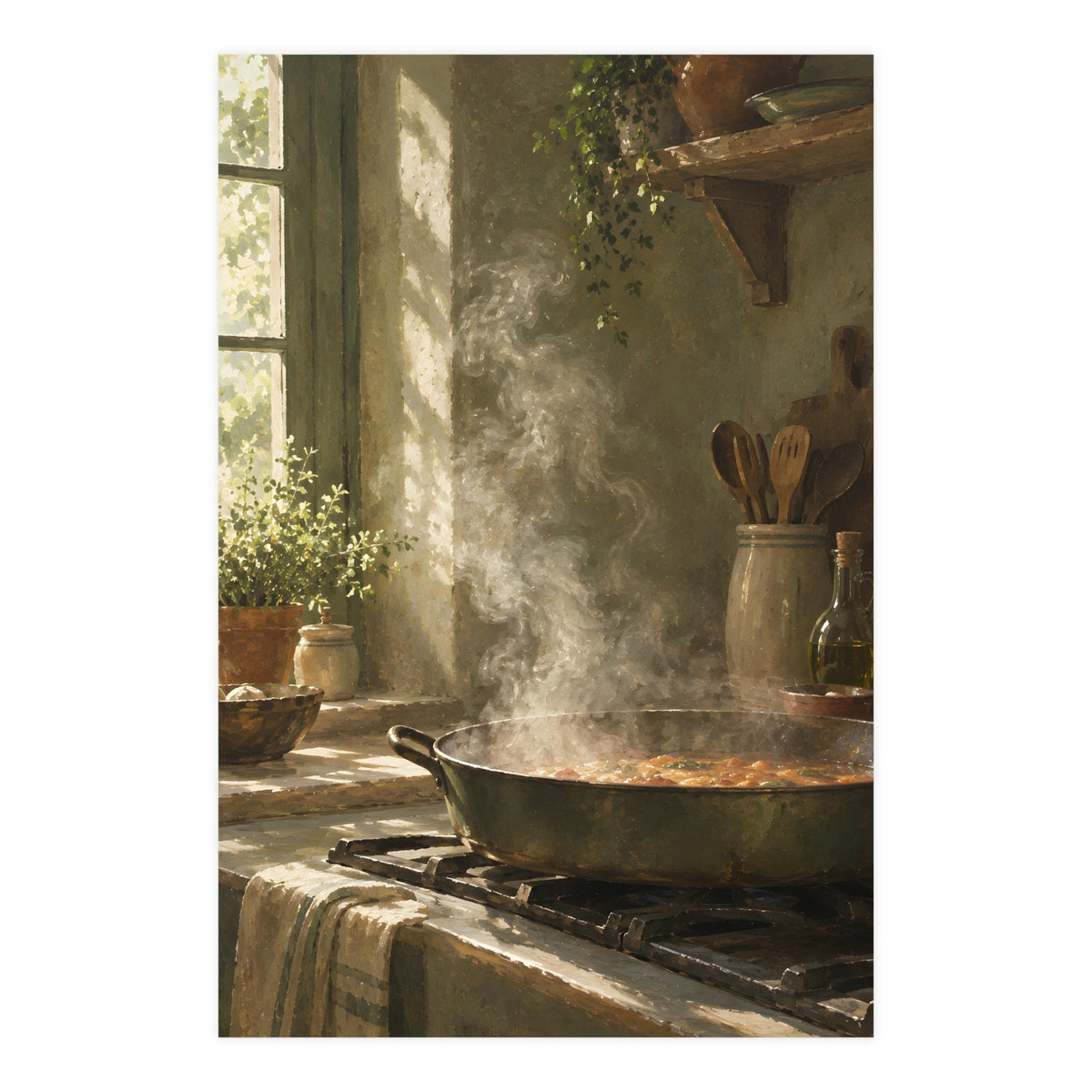 Steam in Daylight — steam in daylight, 24x36 in print