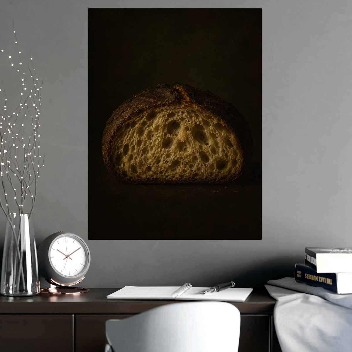 Cut Open — cut open, shown framed on a wall