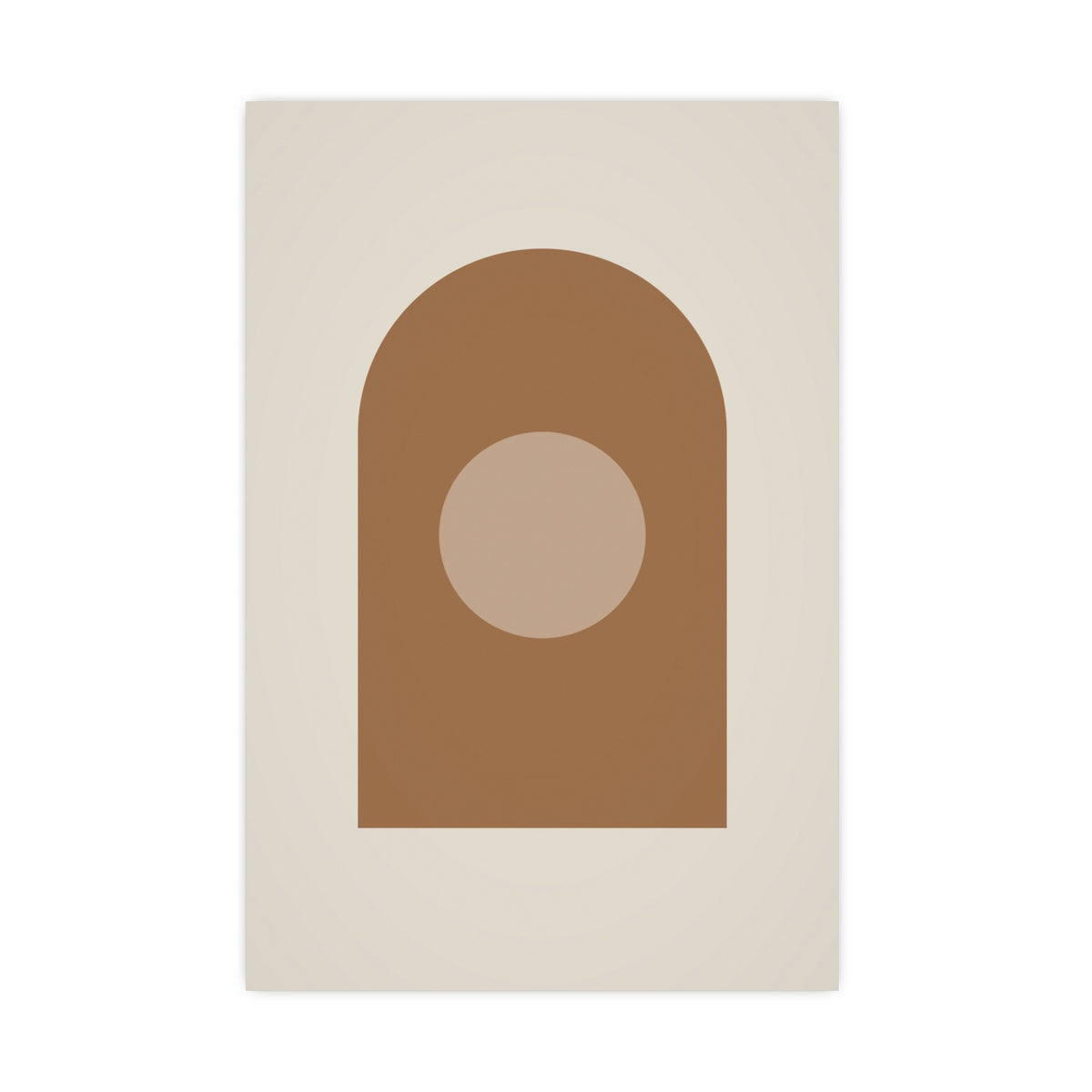 Warm Earth Arch Boho Wall Art — arch in a warm earth palette, 16x24 in print