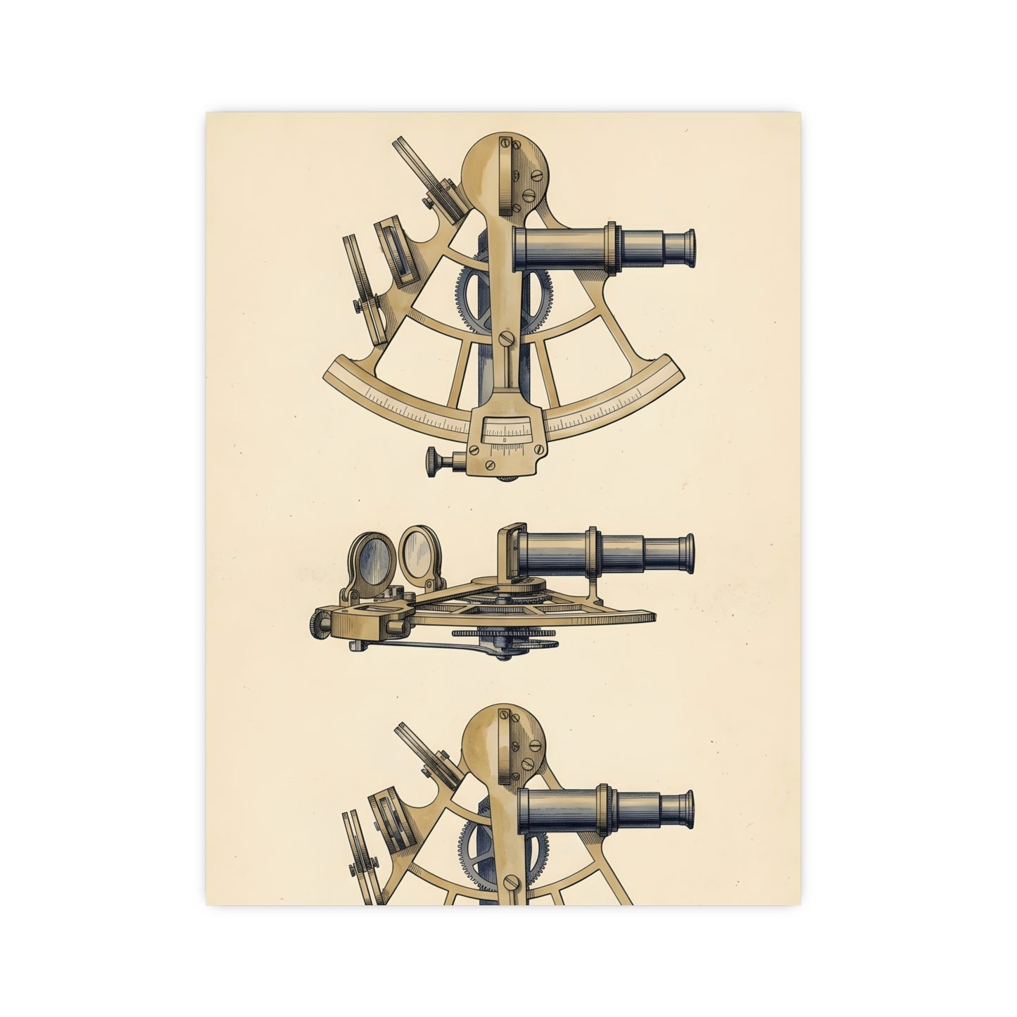 Sextant — sextant, 16x24 in print