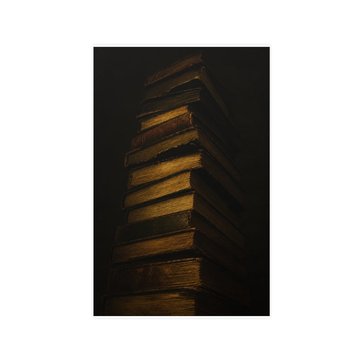 Books, Stacked — books, stacked, 11x17 in print