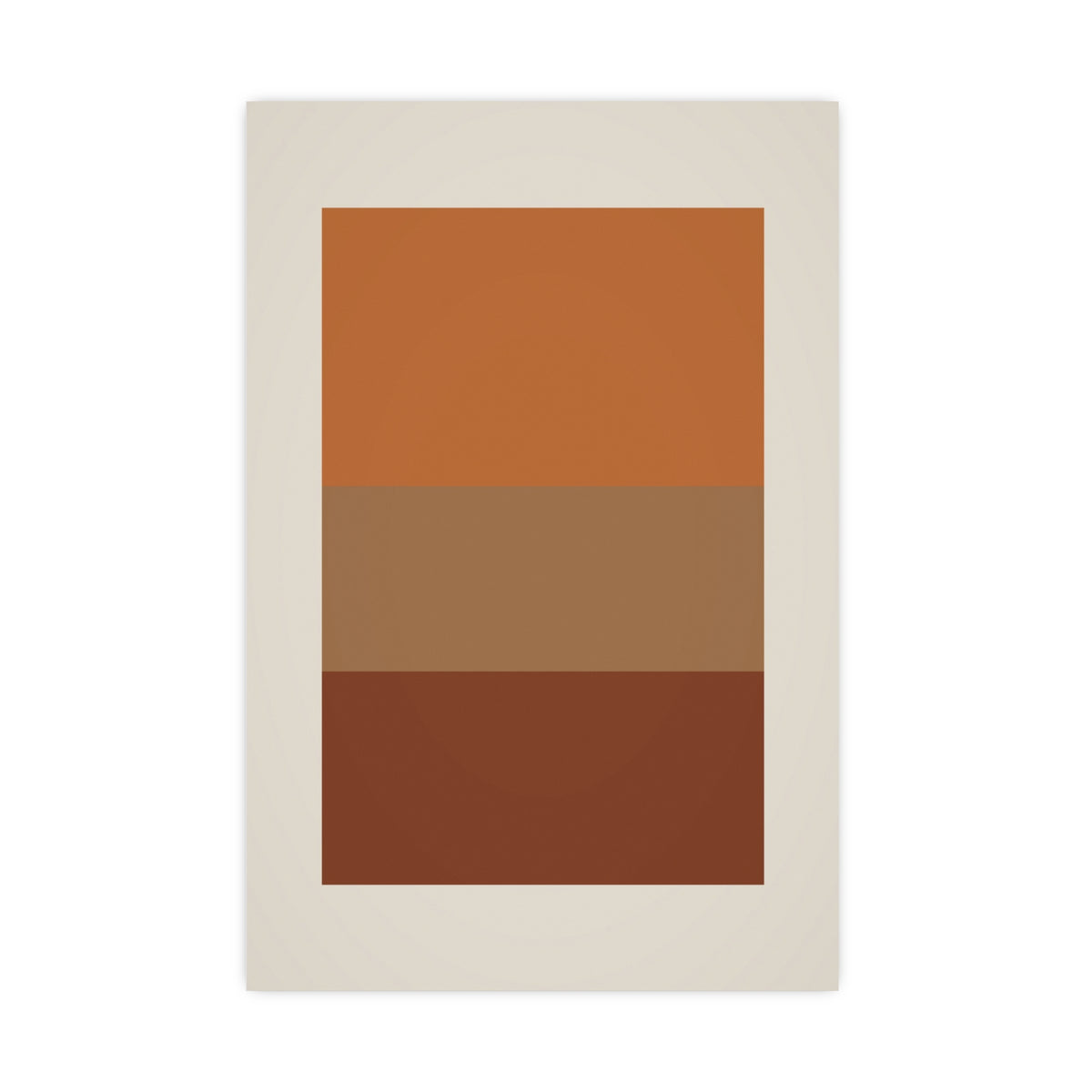 Warm Earth Blocks Boho Wall Art — blocks in a warm earth palette, 20x30 in print